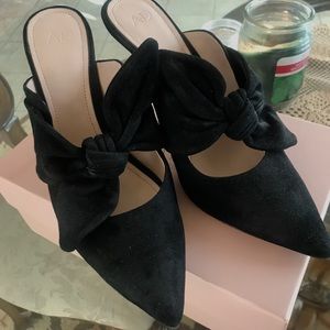 AD & Daughters McMahene Knotted Dress Mules Women